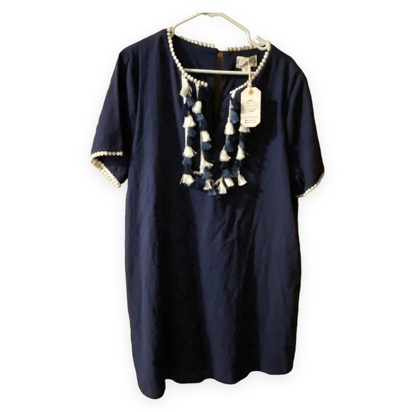 Loveriche Women’s Dress Plus Size 3X Navy Blue New‎ With Tags - Picture 1 of 9